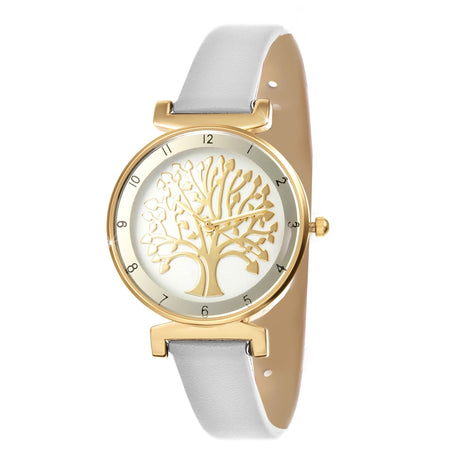 Montre femme Arbre de vie plaquage haute resistance - Livraison Offerte