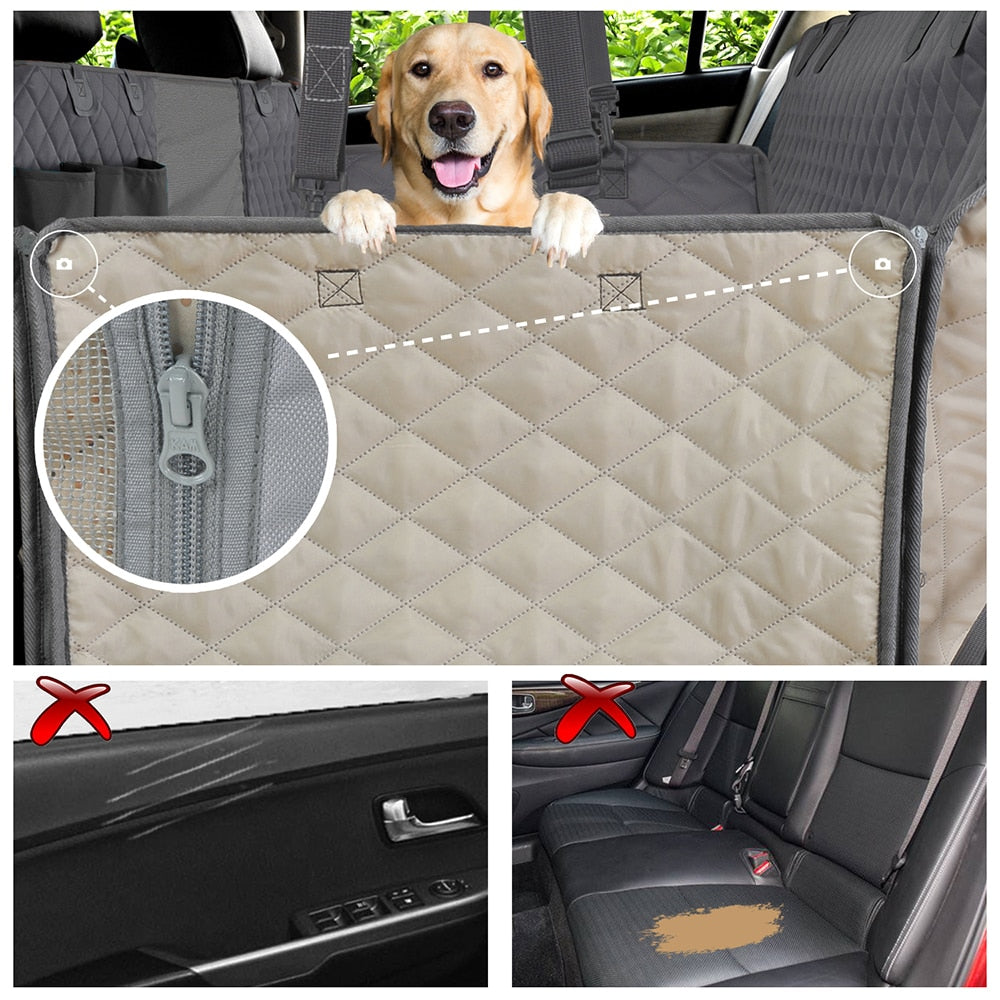 Housse de siège de voiture imperméable pour animaux de compagnie - Livraison Offerte