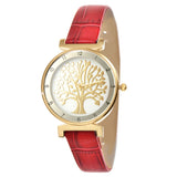 Montre femme Arbre de vie plaquage haute resistance - Livraison Offerte