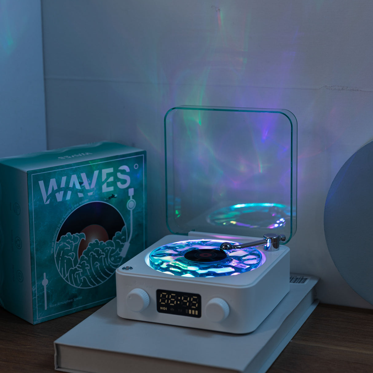 Waves Retro Platine Vinyle Bluetooth