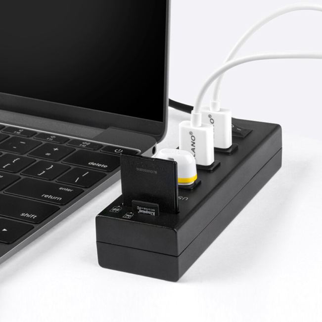 MULTIPRISE USB AVEC CARTE SD