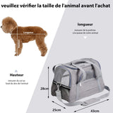 Sac de transport respirant et pliable pour animaux de compagnie - Livraison Offerte