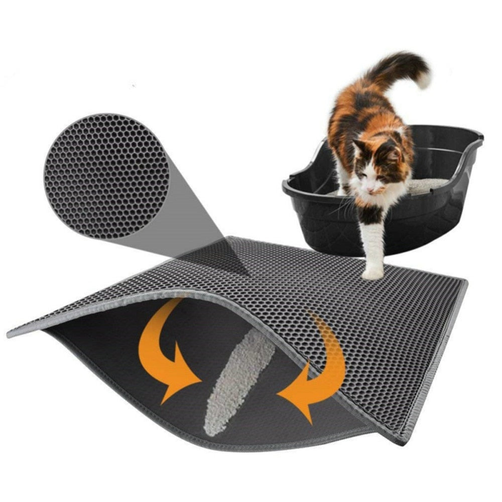 Tapis de litière pour chat - Livraison Offerte