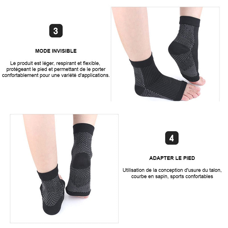 Paire de chevillère anti-fatigue pour marche et course à pied - Livraison Offerte