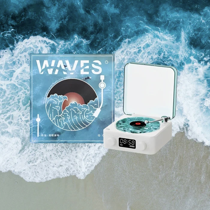 Waves Retro Platine Vinyle Bluetooth